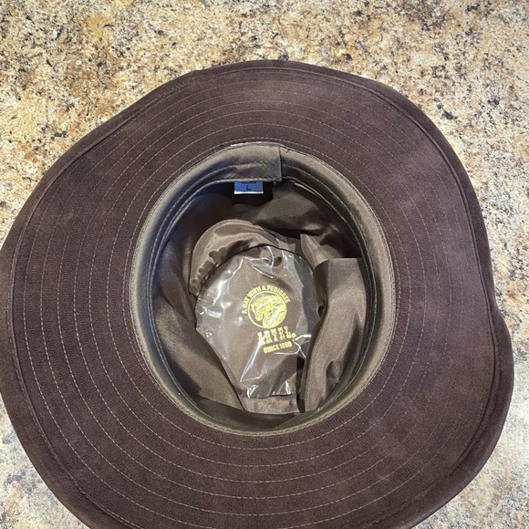 ARTEL Leather Hat Mens size Large Very nice!! Made in USA - Picture 5 of 9